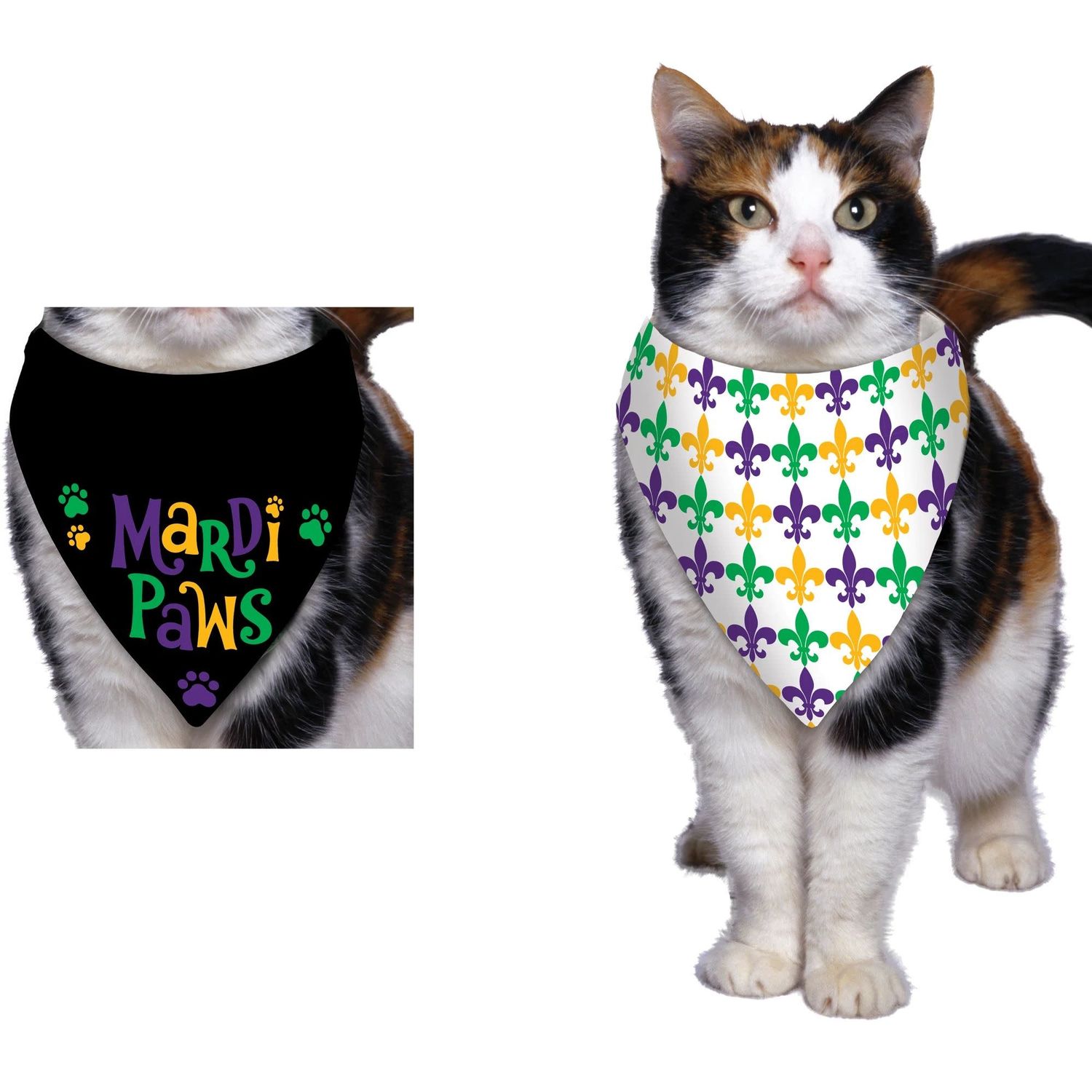 PET BANDANA MARDI GRAS