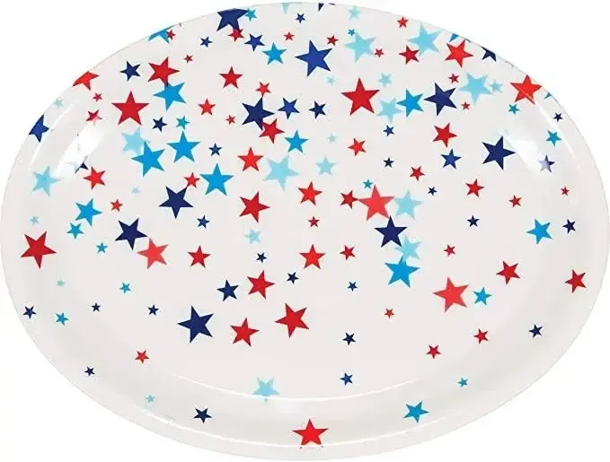 OVAL TRAY PATRIOTIC