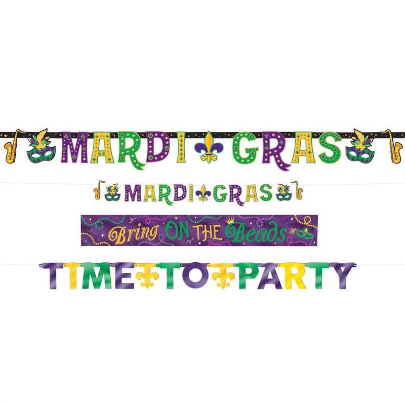 BANNER KIT MARDI GRAS