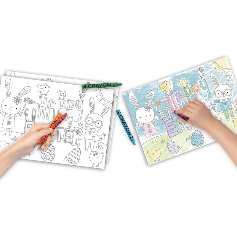 24CT COLORING PLACEMATS EASTER