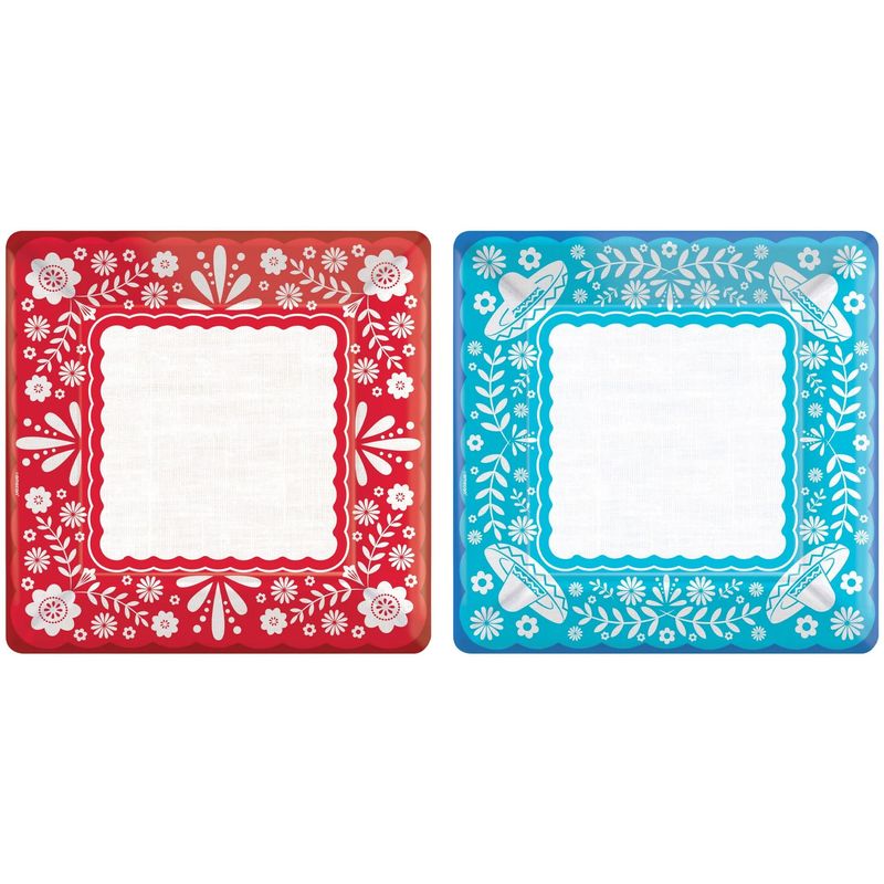 Viva la Party 10" Square Dinner Plates