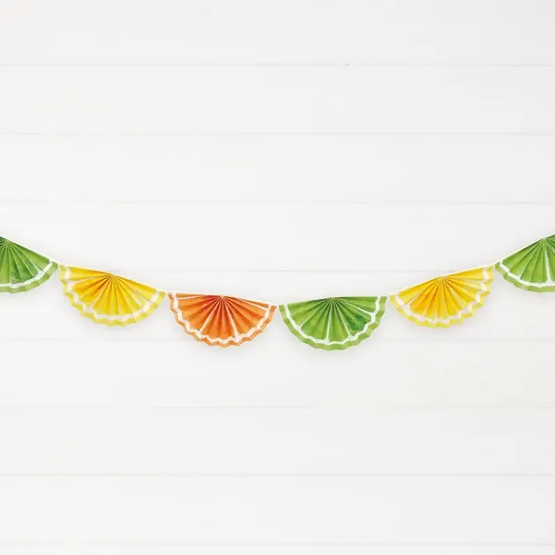 8FT FAN GARLAND CITRUS FRUIT