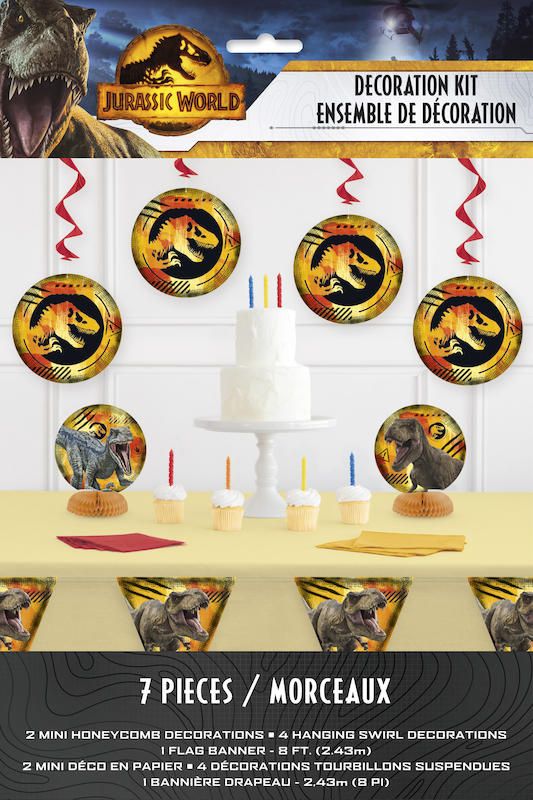 DECOR KIT JURASSIC WORLD