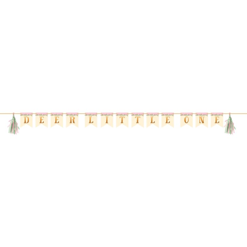 BANNER W/TASSELS DEER LITTLE ONE