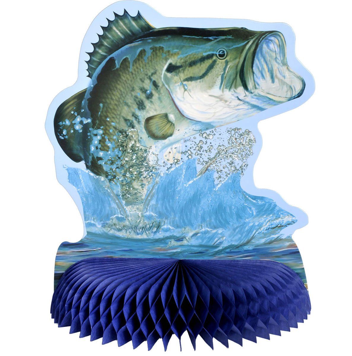 CENTERPIECE GONE FISHIN BASS