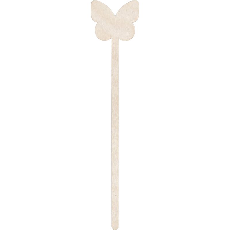 12CT BUTTERFLY WOOD STIR STICKS