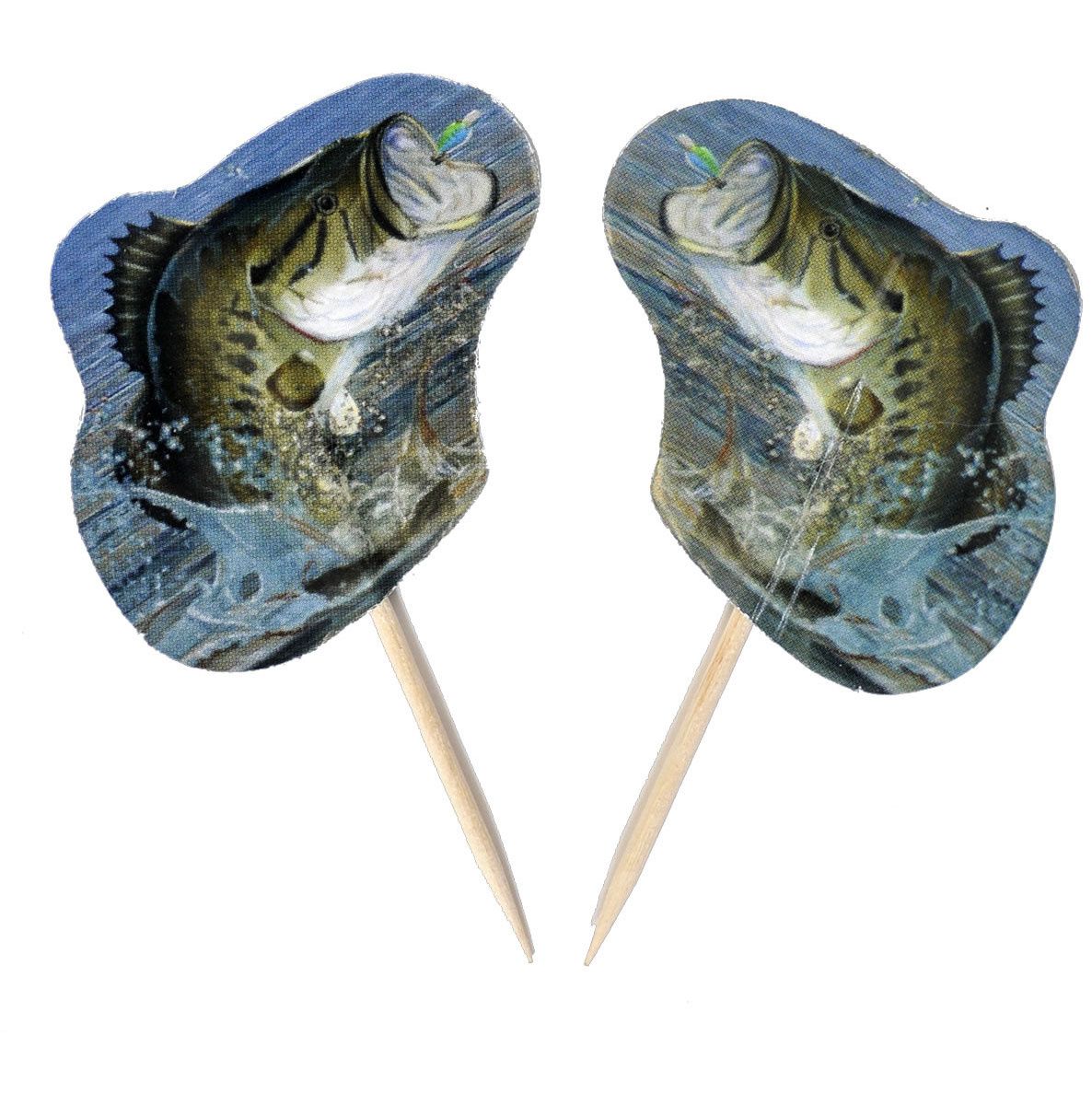 24CT PICKS GONE FISHIN BASS