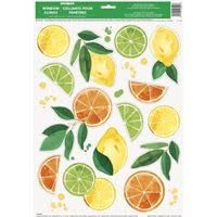 WINDOW CLING CITRUS FRUIT
