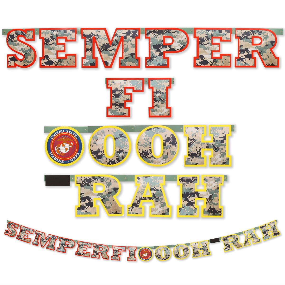 BANNER US MARINES SEMPER FI