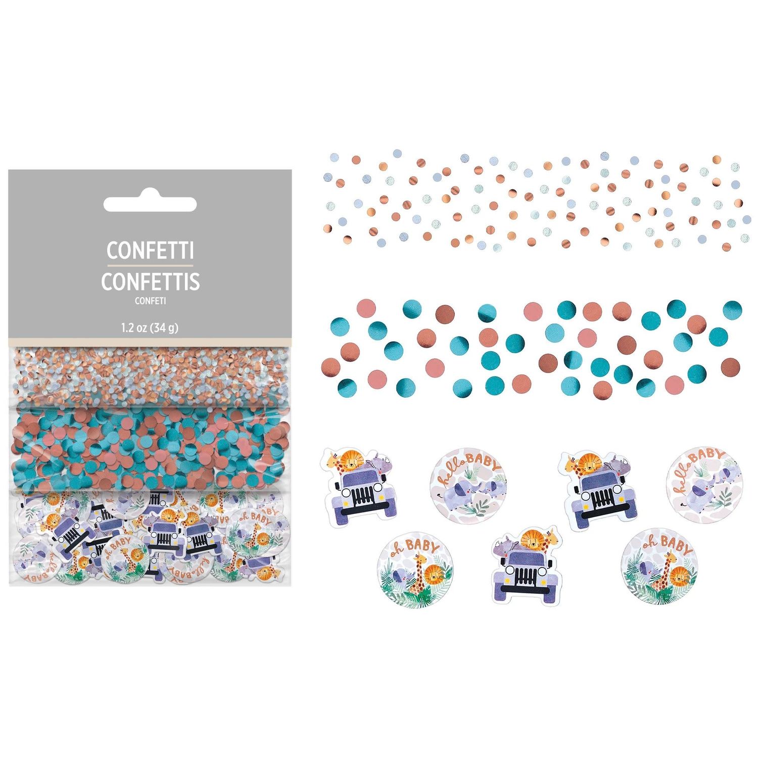 CONFETTI SOFT JUNGLE
