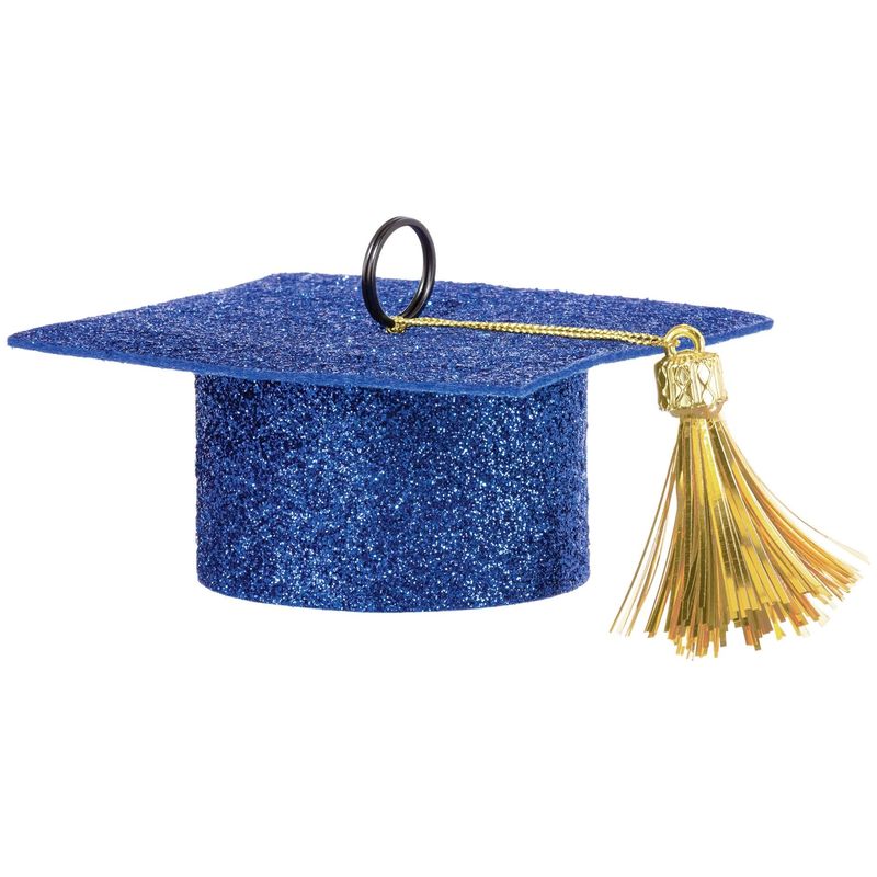 BALLOON WT FELT GRAD CAP BLUE