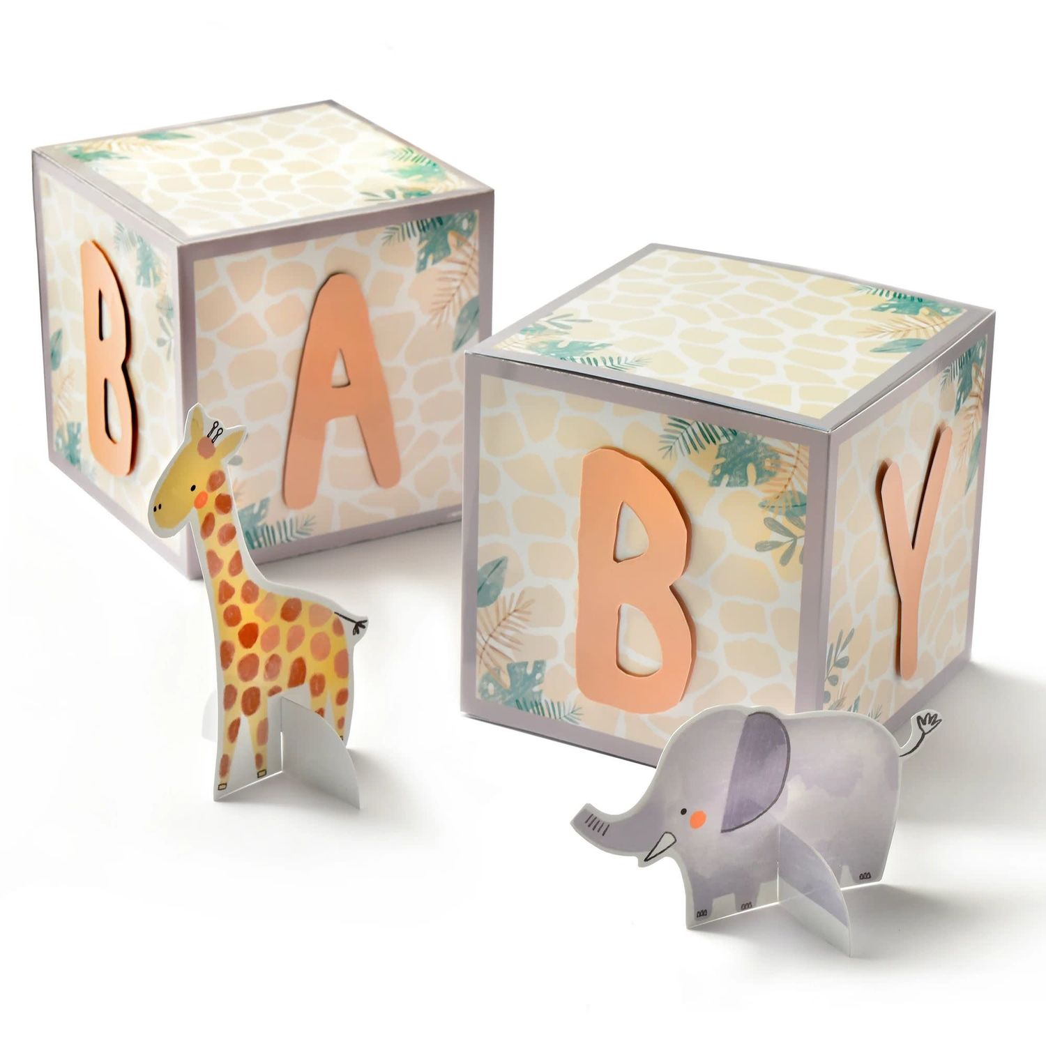 CENTERPIECE BABY BLOCKS SOFT JUNGLE