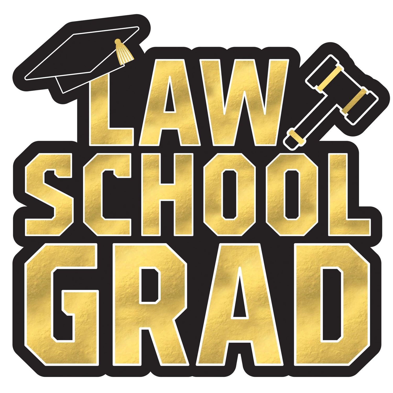 CUTOUT LAW SCHOOL GRAD