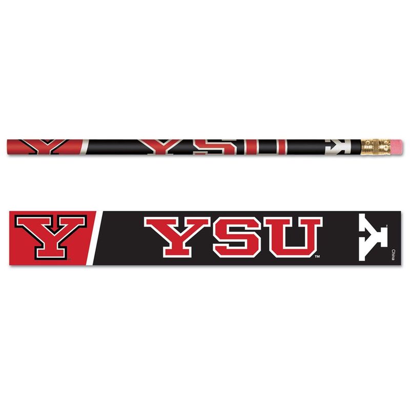 6CT YOUNGSTOWN STATE PENCILS