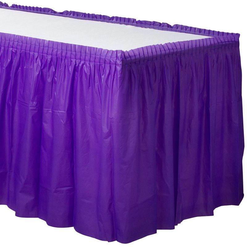21FT TABLESKIRT PURPLE