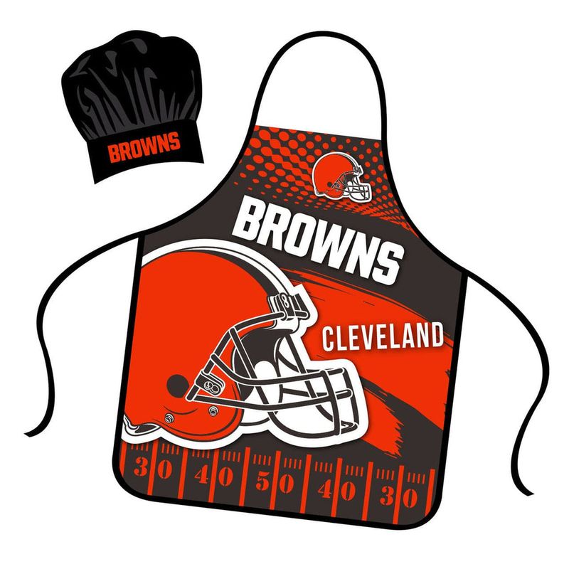 APRON SET CLEVELAND BROWNS