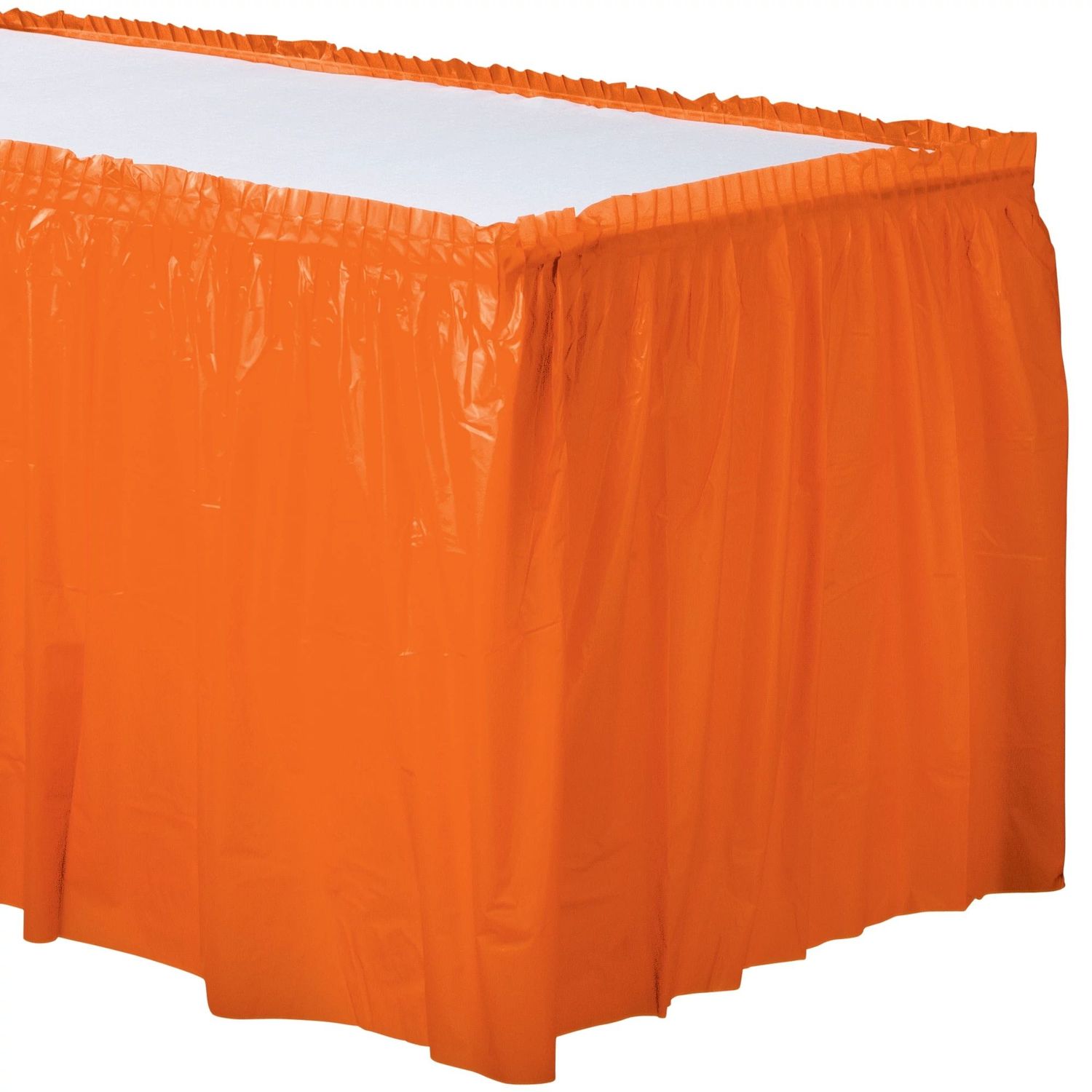 21FT TABLESKIRT ORANGE