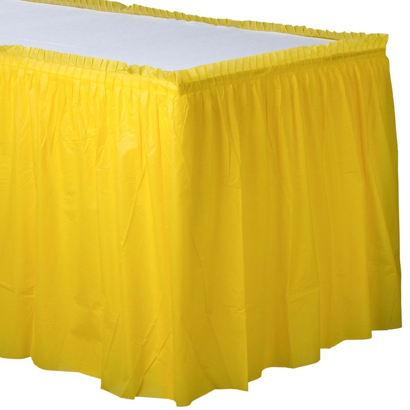 21FT TABLESKIRT YELLOW
