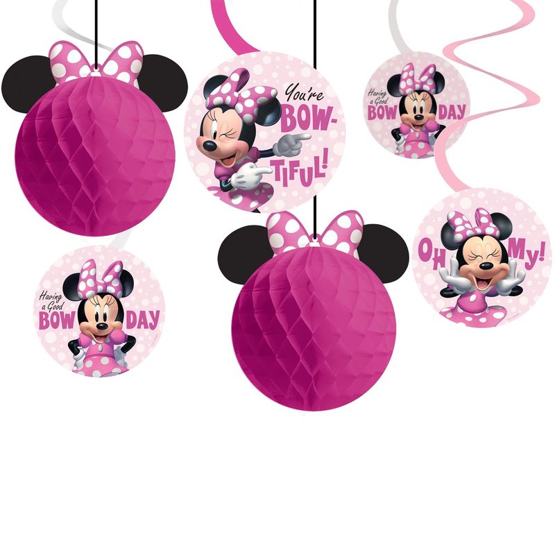 Minnie Mouse Forever Honeycomb Swirls - 12 Count