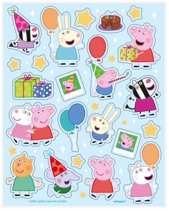 88CT STICKERS PEPPA PIG