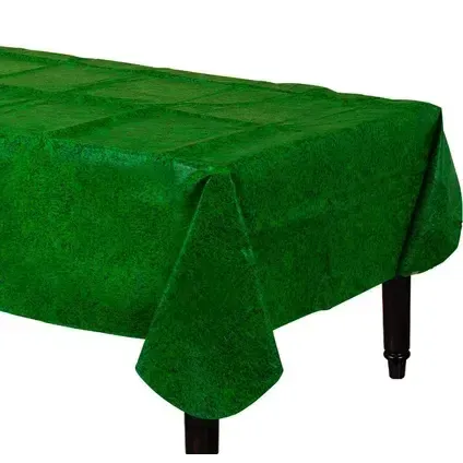 Grass Flannel-Backed Vinyl Table Cover