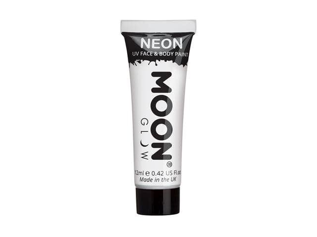 White - Neon UV Face &amp; Body Paint, 12mL