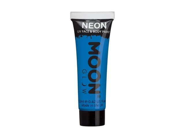 Intense Blue - Neon UV Face &amp; Body Paint, 12mL