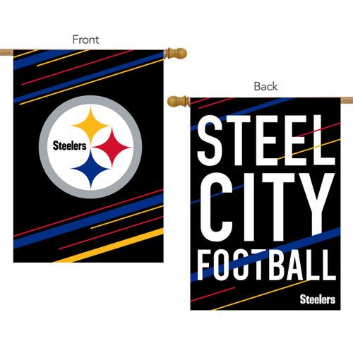 HOUSE FLAG PITTSBURGH STEELERS