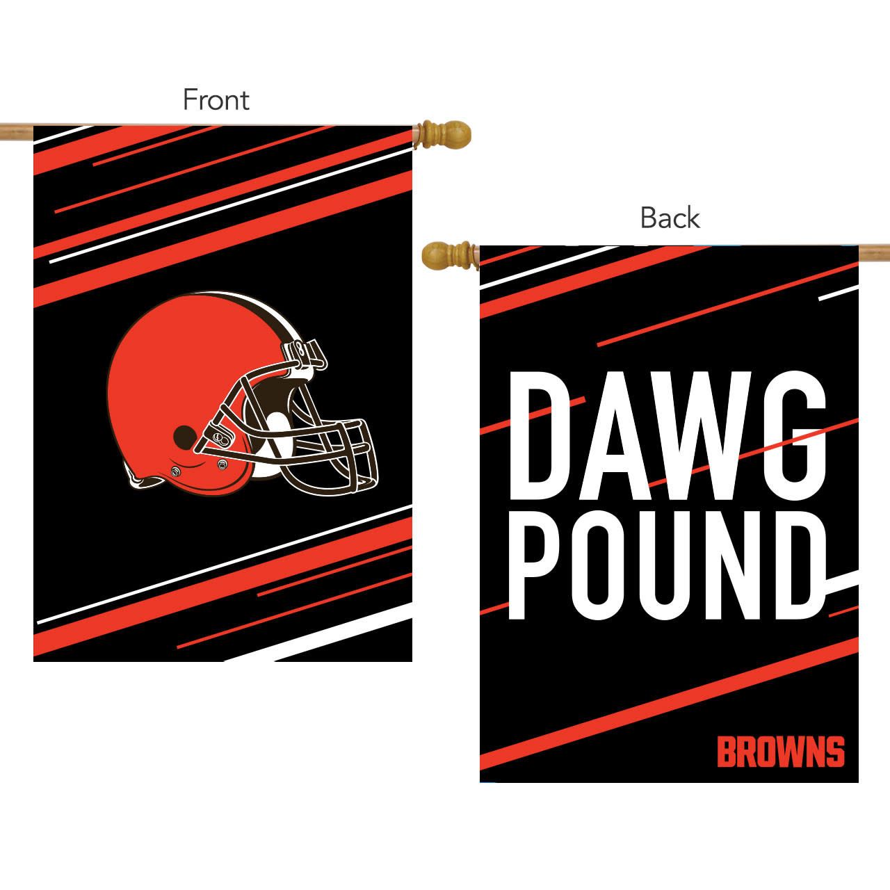 HOUSE FLAG CLEVELAND BROWNS