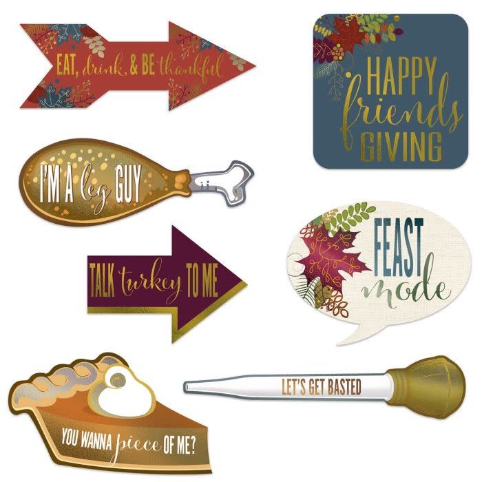 Foil Friendsgiving Photo Fun Signs-7ct
