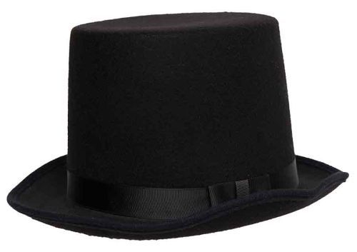 Felt Black Top Hat
