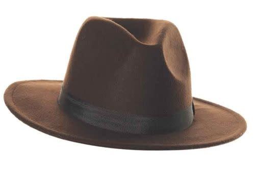 FELT FEDORA BROWN