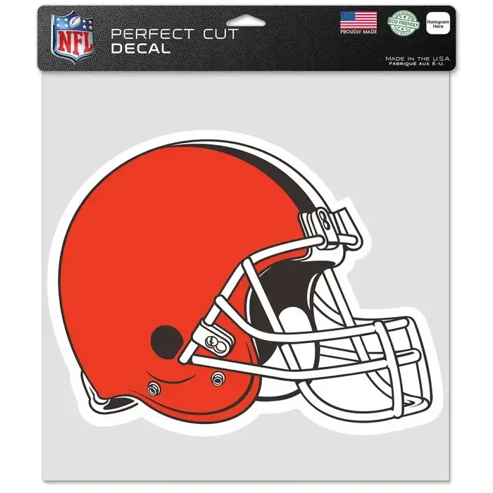 12X12 DECAL BROWNS HELMET