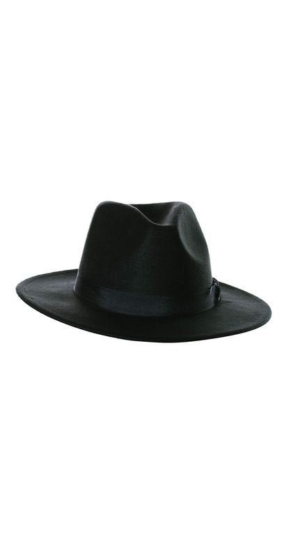 FELT FEDORA BLACK