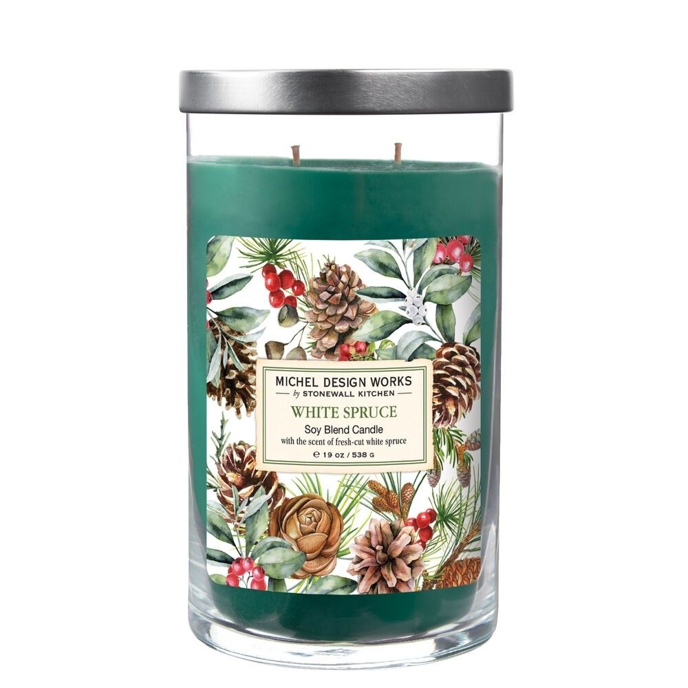 19oz CANDLE WHITE SPRUCE