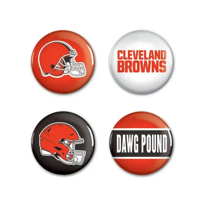 4CT BUTTONS BROWNS