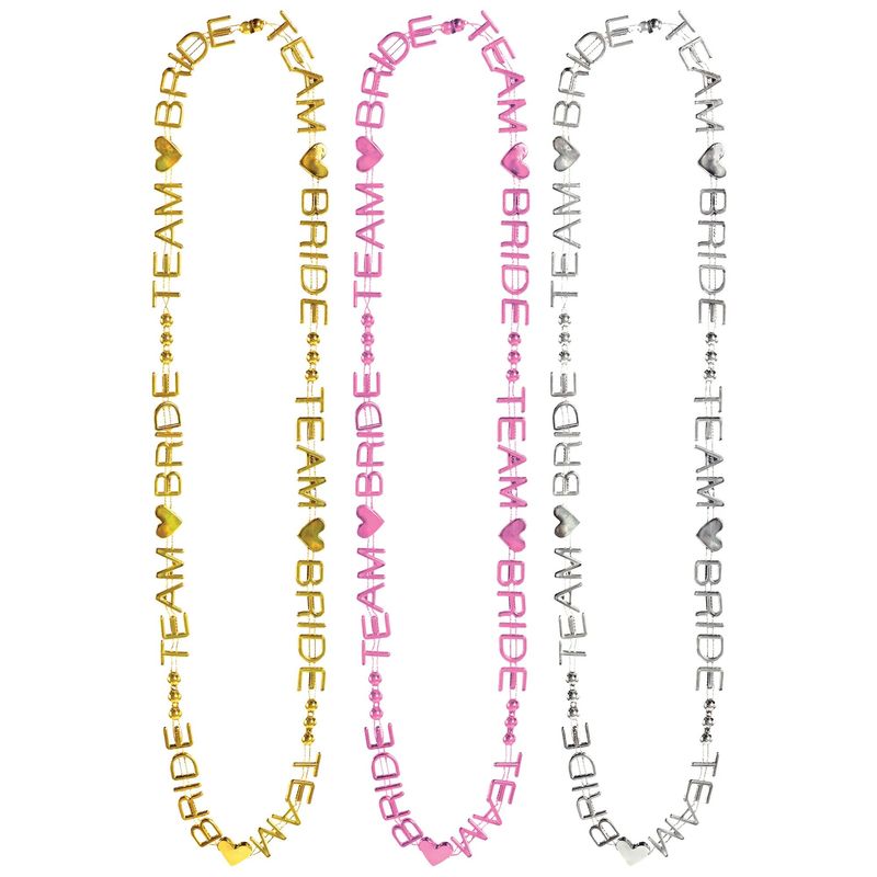 Bachelorette Team Bride Word Beads