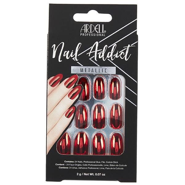 NAIL ADDICT METALLIC RED