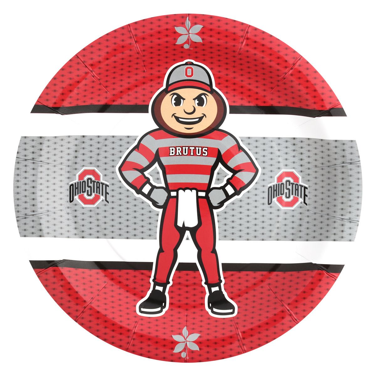 Ohio State University – Plates Round 9″ 8-pack