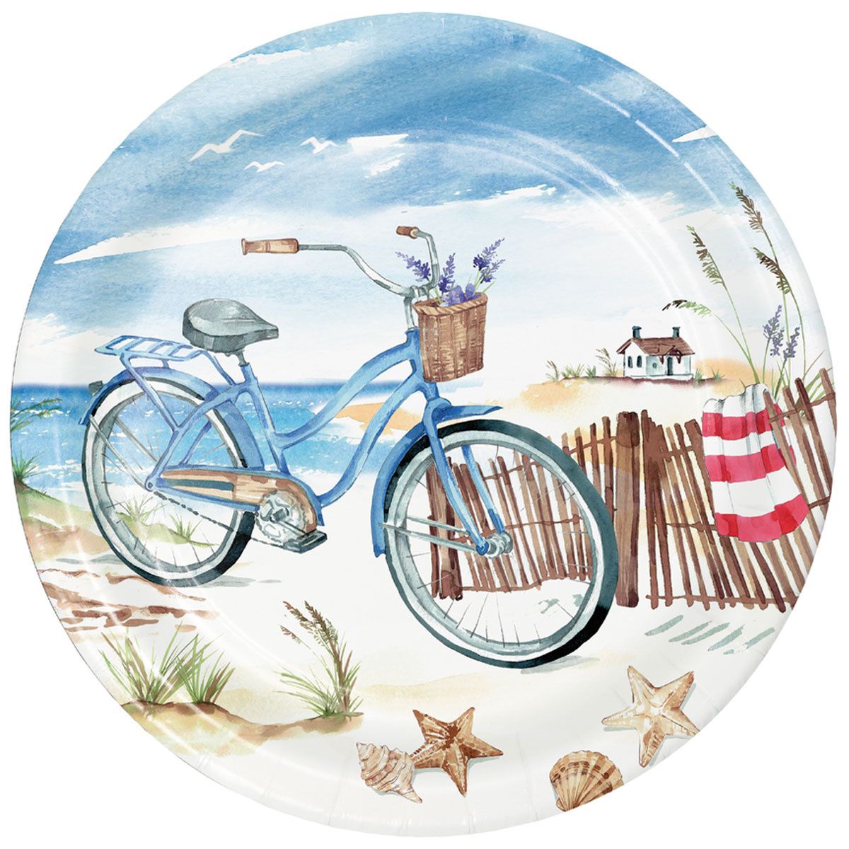 8CT 9in SEASIDE SUMMER