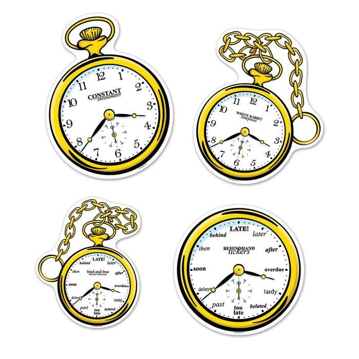Clock Cutouts-4ct