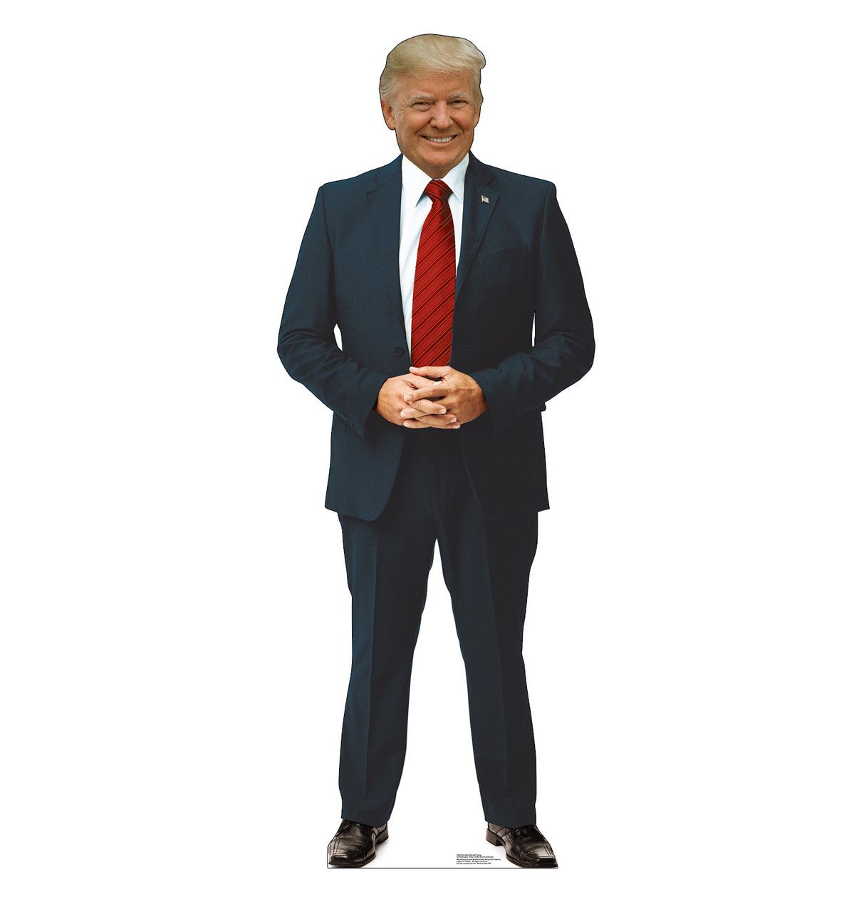 STAND-UP PRESIDENT TRUMP RED TIE