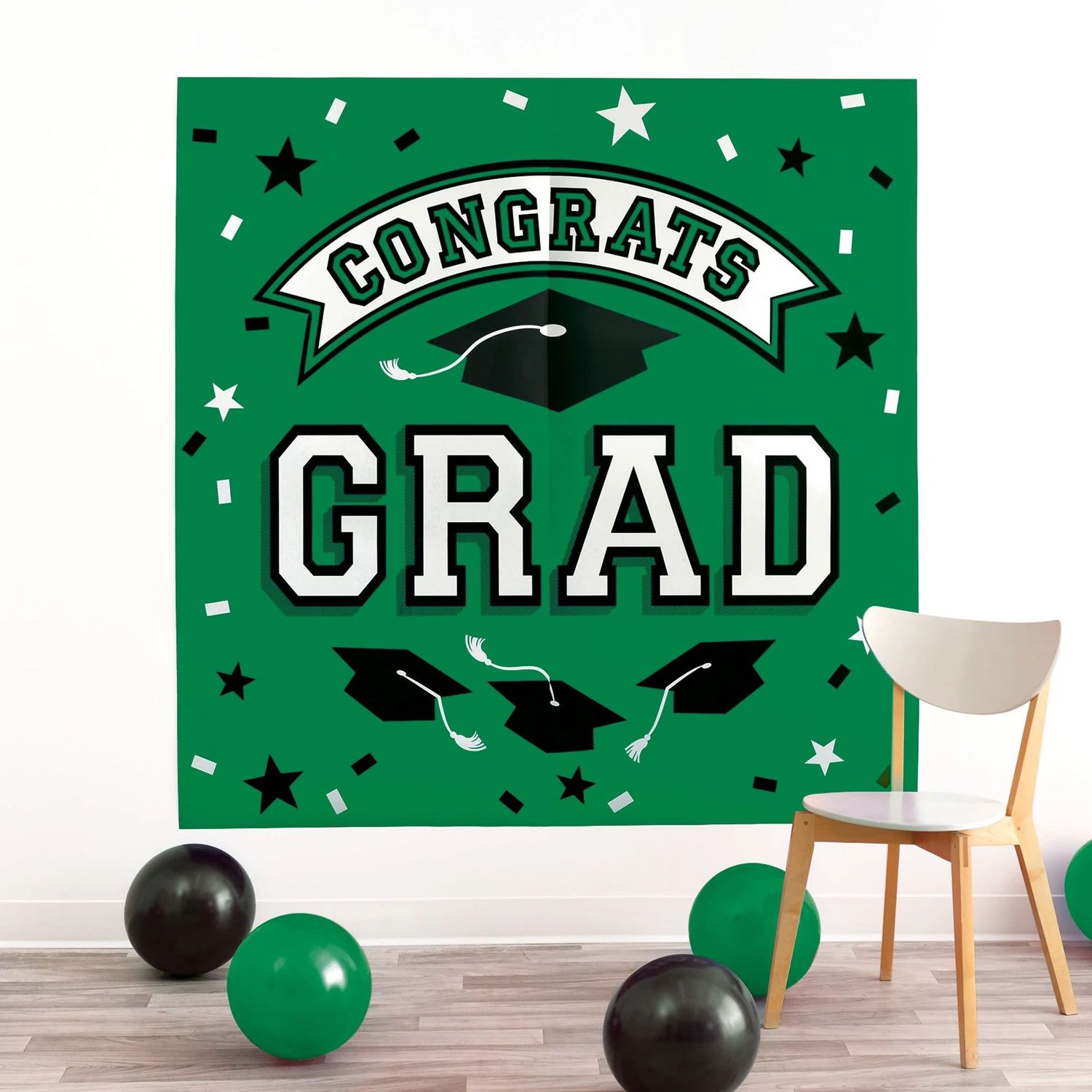 BACKDROP GRAD GREEN