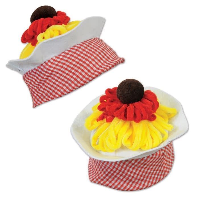 Plush Spaghetti &amp; Meatball Hat