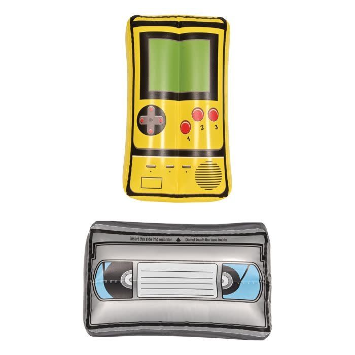 Inflatable VHS Tape &amp; Handheld Game Set
