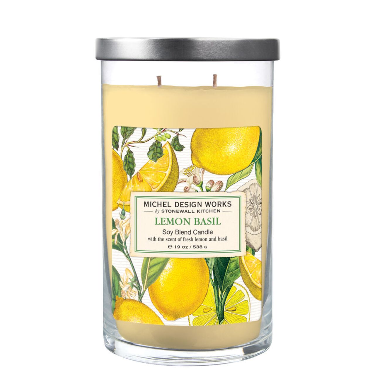 19oz CANDLE LEMON BASIL