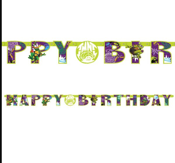 Banner TMNT Mutant Mayhem