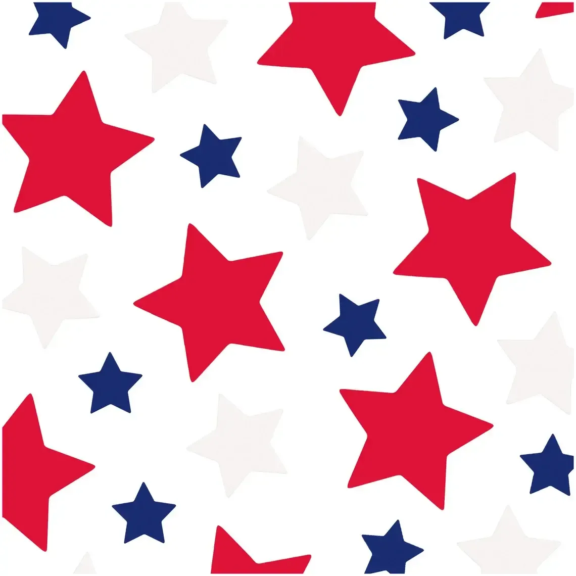 TABLE SCATTER STARS RED/WHITE/BLUE