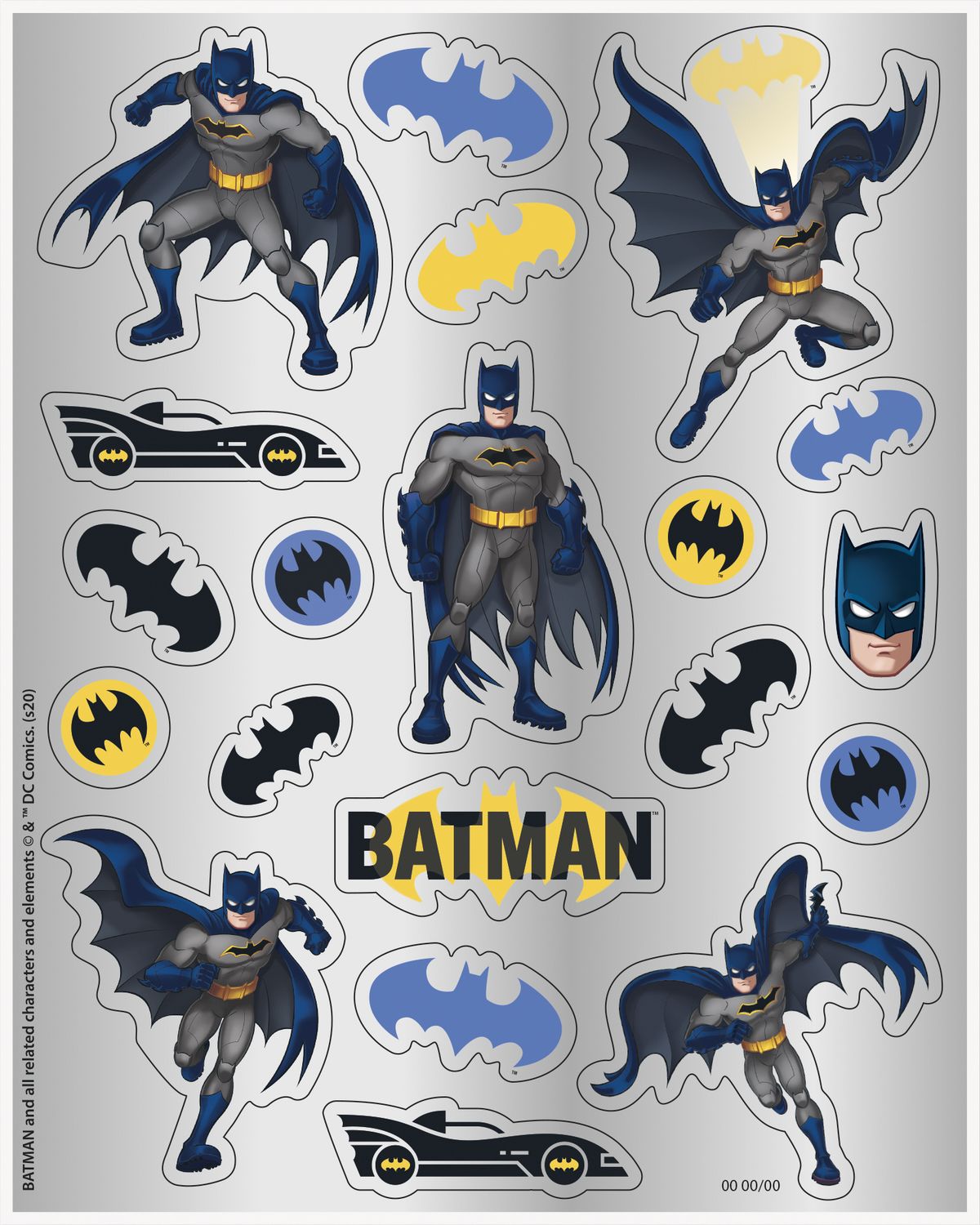 80CT STICKERS BATMAN