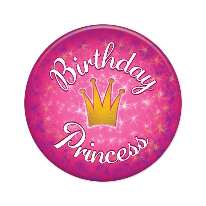 Birthday Princess Button